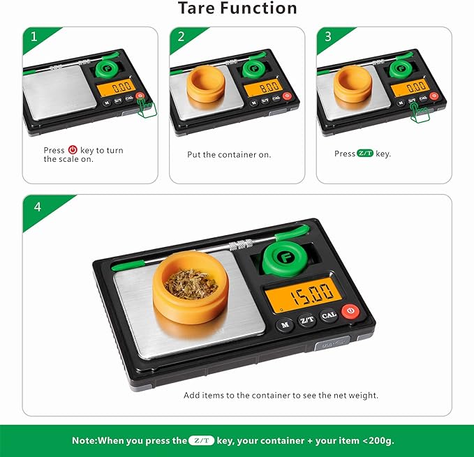 Fuzion Gram Scale, 200g/0.01g Rechargeable Pocket Scale, 6 Units Conversion, Mini Scale Gram and Ounce, Jewelry Scale, Reloading Scale, Great for Food, Spices, Powder, Coins