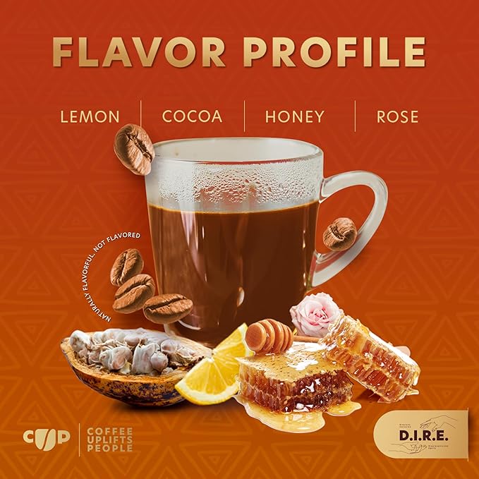 Coffee Uplifts People Ethiopia Whole Bean Coffee, 12 OZ