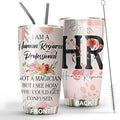 Hurman Resources Tumbler - Stainless Steel 20oz Straw Lid, HR Gifts For Women Men, Human Resources Professional Day Gifts For Coworkers Funny, HR Coffee Cups For Employees Staffs (HR03)