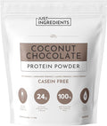 JUST INGREDIENTS Coconut Chocolate Protein Powder – 30-Serving Blend with 100% Grass-Fed Whey & Organic Plant Proteins – Creamy Coconut Cocoa Flavor – Supports Muscle Recovery, Energy*