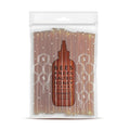 Bees Knees Salted Raw Honey Sticks, 50 Count of Raw Honey Sticks for Tea, Made in the USA, Pure & All Natural, Sweet & Savory, Unfiltered & Gluten Free, 50 Straws