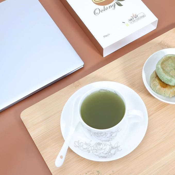 Taiping HK Oolong Matcha Tea 10 Single Serve Stick Packs For Cooking, Baking, Latte, Smoothie, Hot & Iced Drinks - Antioxidant-Rich, Helps Support Digestive Health - Unsweetened,Vegan(10 Count)