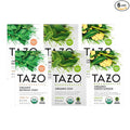 TAZO Tea Bags, Regenerative Organic: Refresh Mint Herbal Tea, Zen Green Tea, & Green Ginger Tea 16 CT (2ea) (Variety Pack)
