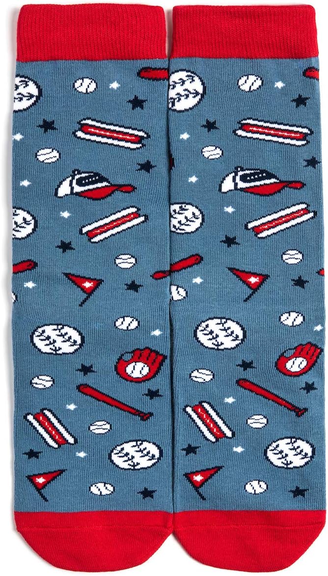 Lavley Funny Socks for Sports Fans and Players - Cool Novelty Gifts for Men, Women, & Teens