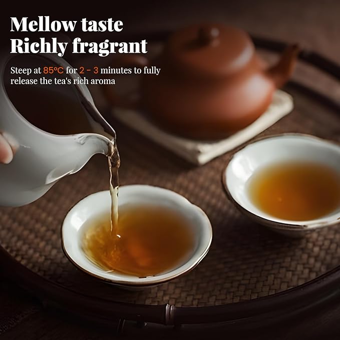 The Spring Tea Premium Grade Wild Tree Black Tea From 300+ Year Old Tree, Loose Leaf Tea, Organic, With Individual Pack, Just harvested in Spring 2025, Exquisite, Handpicked, Gift Package, 3.5oz/100g