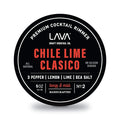 LAVA Premium Chile Lime Clásico Cocktail Rimmer 5oz, All Natural Bloody Mary Rimmer, Michelada Rimmer, Margarita Rimmer Salt, No Silicon Dioxide, with Screw-On Lid