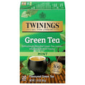 Twinings Green Tea with Mint Individually Wrapped Bags, 20 Count (Pack of 1), Invigorating Aroma, Caffeinated, Enjoy Hot or Iced, 20 Teabags