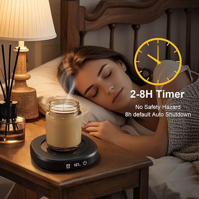 Coffee Mug Warmer, You are Awesome Mug with Coffee Warmer Set, Electric Coffee Cup Warmer for Desk 8H Auto Shut Off, Tea Beverage Warmer with 4 Temperature Setting, Birthday Christmas Women Man Gifts
