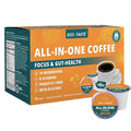 Decaf Mushroom Coffee K Cup – Focus & Gut-Health with 14-Mushrooms, Vitamins, L-Theanine and Alpha GPC, Single Serve Pods - No Crash or Jitters, 16 Count
