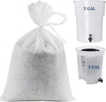 50 Pack 20" x 20" Cold Brew Coffee Filter Bags, Extra Large Disposable Brewing Bags, Non-Woven Fabric Mesh for 1-5 Gallon Cold Brew Systems, Tea, Juice, Home & Commercial Use