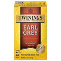 Twinings Earl Grey Black Tea Individually Wrapped Bags, 20 Count (Pack of 1), Flavoured with Citrus and Bergamot, Caffeinated, Enjoy Hot or Iced, 20 Teabags