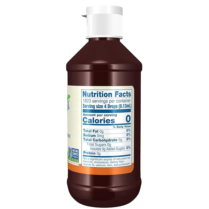 NOW Foods BetterStevia Liquid, Clear, 8 Fl Oz (P26582)