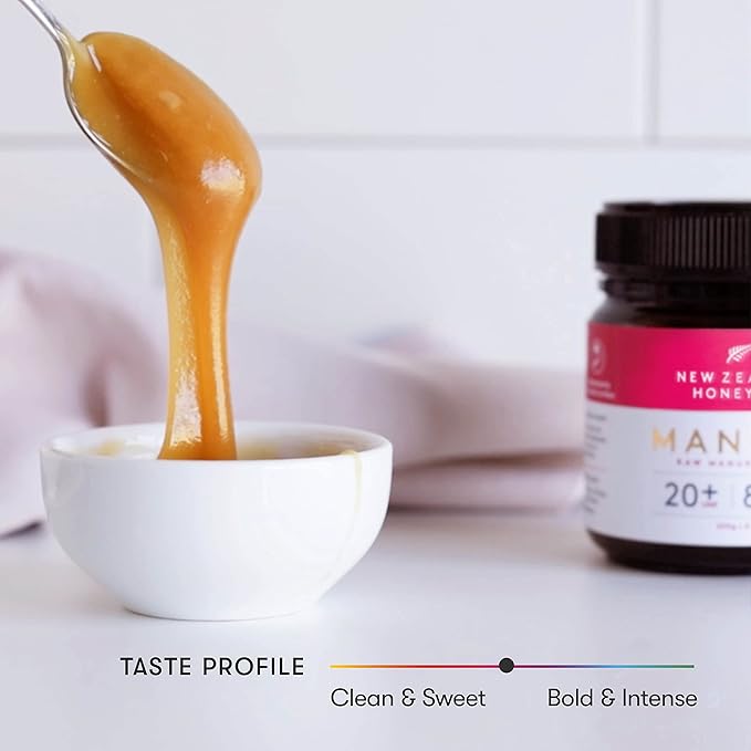 New Zealand Honey Co. Raw Manuka Honey UMF 20+ / MGO 829+ | UMF Certified | 4.4oz | Medical Grade Raw Honey