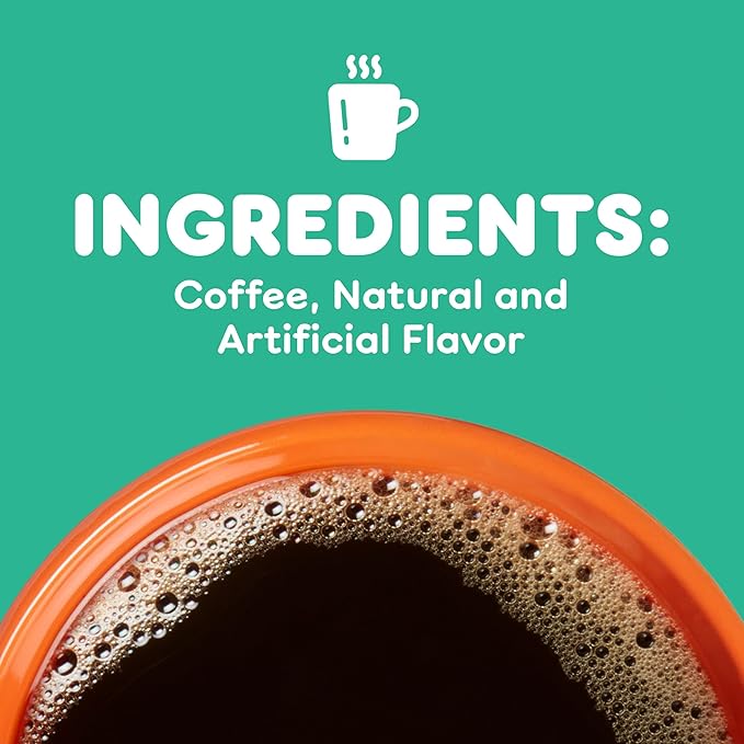 Dunkin’ Mint Chip Artificially Flavored Coffee, Keurig K-Cup Pods, 22 Count Box (Pack of 4)