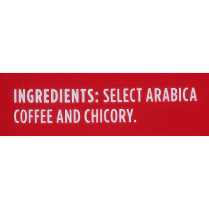 Community Coffee Coffee and Chicory Decaf Coffee, Medium Dark Roast Ground Coffee, 12 Ounce Bag (Pack of 6)