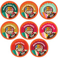 Crazy Cups Christmas Coffee Variety Pack, Holiday Sampler of Single Serve Flavored Coffee Pods For Keurig K Cup Machines, 50 Count - Great Holiday Gift