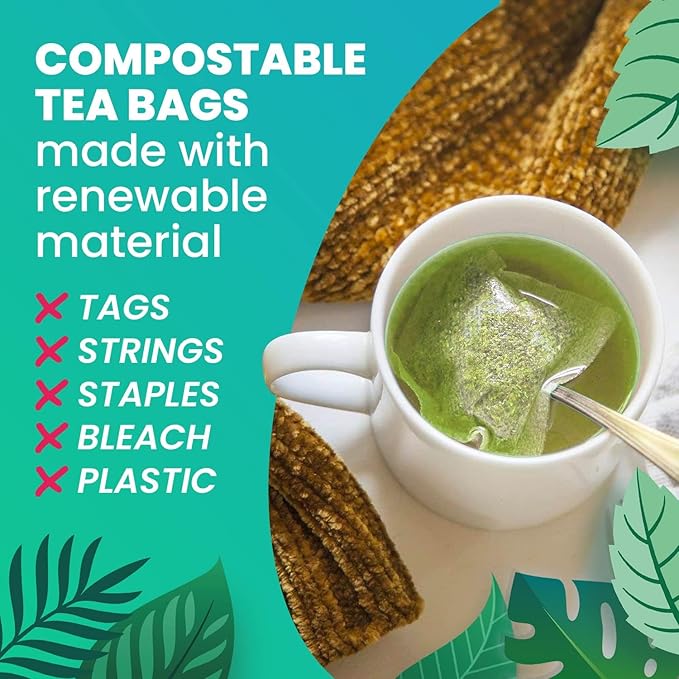 Cederberg Tea Company Organic Nettle Leaf Tea — 30 Tea Bags | Organic Herbal Tea From Single Origin | Eco-Friendly Tea Bags | Non-GMO Caffeine Free Tea With Zero Sugar