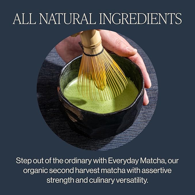 Rishi Tea Barista Matcha - Organic Japanese Everyday Matcha Green Tea Powder for Cafe-Quality Matcha Drinks, Hot or Iced - 3.52 Ounces, 50+ Servings