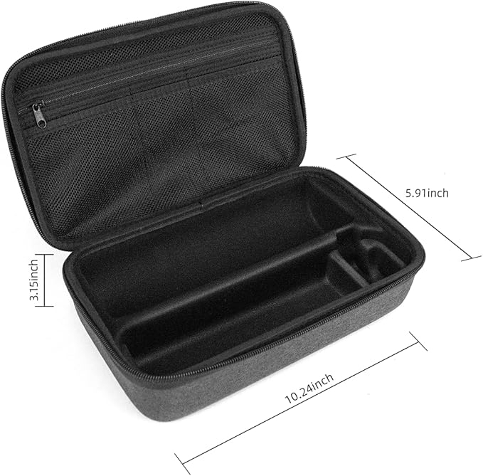 CERA+ Portable Electric Coffee Maker Carrying Bag Waterproof Sturdy EVA Portable Coffee Maker Storage Case Hand Hold Belt, Suitable for Travelling, Office, Camping