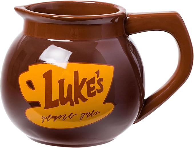 Silver Buffalo Gilmore Girls Luke's Coffee Pot Ceramic 3D Sculpted Mug, 20 Ounces