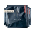 Rishi Tea Earl Grey Tea - Organic Sachet Tea Bags, Pure Black Tea with Bergamot Oil, Energizing & Caffeinated - 50 Count
