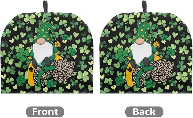 Gnomes Teapot Insulation Cover Lucky Leaf Tea Kettle Cover for Woman Keep Warm Kettle Kitchen Dust Cover Water-Resistant Teapot Cover