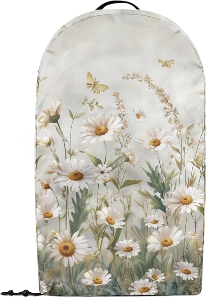 Daisy Butterfly Mixer Hood Cover Dust Covers for Kitchen Appliances Small Appliance Dust Covers Sets for Kitchen Coffee Maker Cover Blender Dust Protection Top Handle