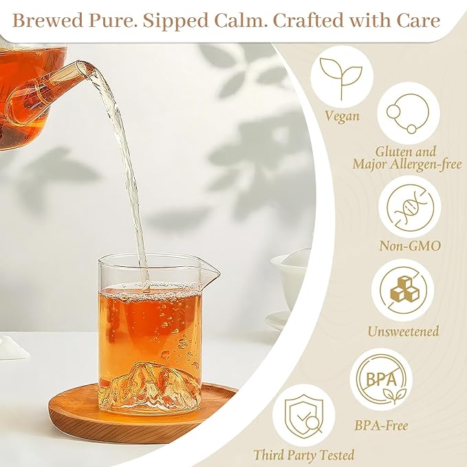 Johou Unsweetened Iced Black Tea Specially Ground Taiwan Tea Full-Flavor Pods, Compatible with All K-Cup Brewers & Keurig 2.0, 24 pods