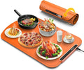 Warming Mat for Food, VEPOKA Food Warmer Mat for Countertop, Electric Warming Tray with 7 Temp Levels & Auto Shut-Off, Food Warmers for Parties, Ideal Gift for Kitchen & Buffet Use