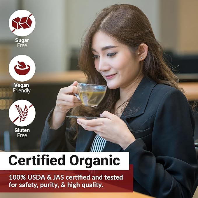 Matcha Moon Organic Matcha Style Wakoucha Black Tea Powder - Kagoshima Japan - 100g Resealable Bag