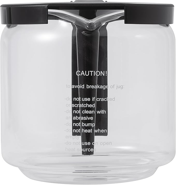 Replacement Carafe for Moccamaster KBG Coffee Maker Brewers Technivorm (89830) 10-Cup 1.25L 40oz, Glass Coffee Pot