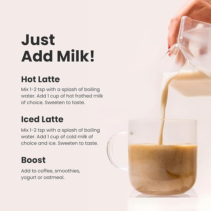 Blume Pumpkin Spice Latte - Superfoods Powdered Latte - Syrup free, Organic & Vegan Latte - 25 Servings (125g)