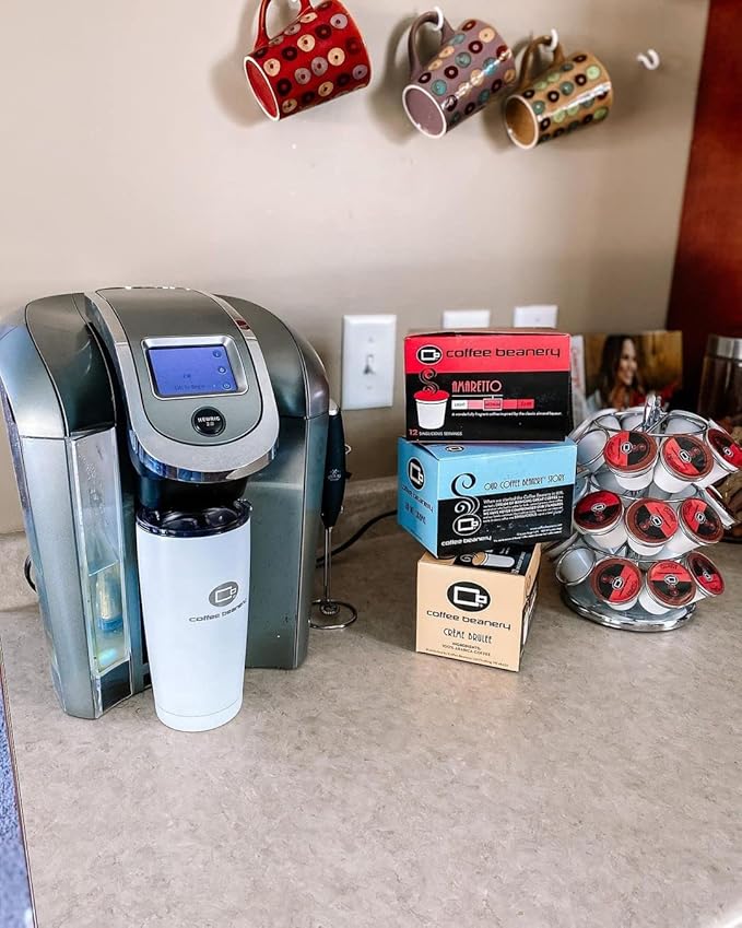 Sea Salt Caramel Coffee Pods by Coffee Beanery | 96ct Bulk Flavored Coffee Pods Medium Roast Coffee