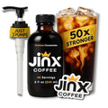 Jinx Coffee Concentrate – 50x Stronger Cold Brew Coffee | Strong Caffeine Concentrated Liquid, Perfect for Instant Hot or Iced Coffees, Cold Brew Concentrate, Hot Drinks, and Instant Espresso | 48 Servings of Premium Concentrated Coffee