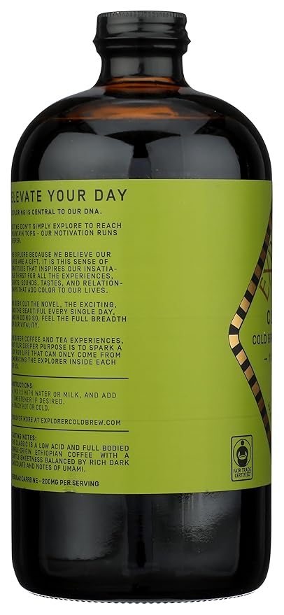Explorer Cold Brew Organic The Classic Cold Brew Concentrate, 32 FZ