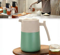 mint green SUS316 Safe edible materials teapot, 64oz large capacity, Can display temperature, vacuum insulation, suitable for hot water, tea, coffee, drinks, ice cubes, etc.