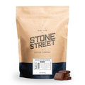 Stone Street Flavored Ground Coffee, Chocolate Indulgence, Freshly Roasted, 100% Colombian Arabica, Gourmet Coffee, Medium Roast, Rich Chocolately Mocha Flavor, 1 LB