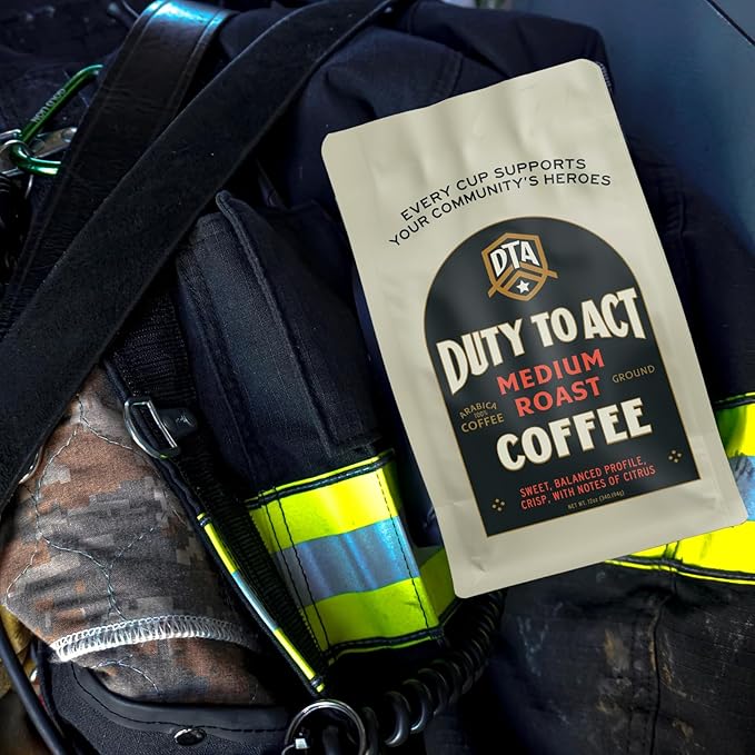 Duty to Act Dark Roast Ground Coffee, 2 lbs (Pack of 5)