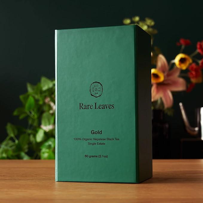 August Uncommon Loose Leaf Black Holiday Tea (Loose Leaf Tin 2.1 oz, Single Estate Nepalese)