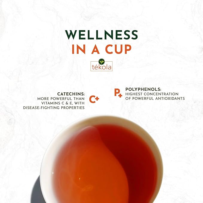 tekola Tea Co. - Ginger Tea, Premium Blend, Processed and Packed in Ceylon, Black Tea Loose Leaf with Natural Ginger Root, Robust and Flavorful Sweet and Spicy, 3 Ounces Pouch