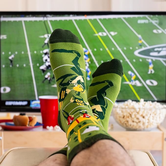 Lavley Funny Socks for Sports Fans and Players - Cool Novelty Gifts for Men, Women, & Teens