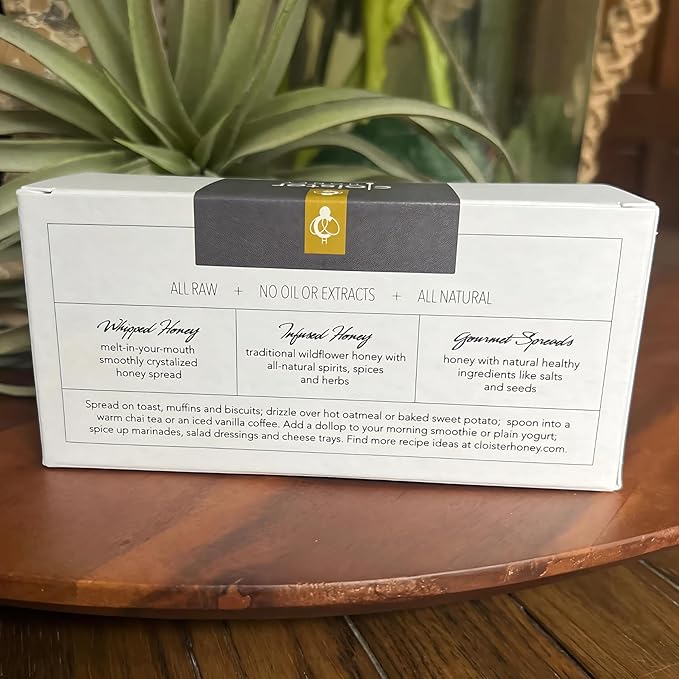 Cloister Honey Trios - Citrus (3 x 3 oz) | Hand Crafted | Raw Artisan Honey | 100% Pure, Raw & Unfiltered | All Natural | Made in USA |