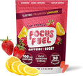 FocusFuel Energy Chews – Strawberry Lemonade Flavor (15 Servings) – 100mg Caffeine + Alpha GPC + L-Theanine + B12, Magnesium – Boost Focus & Energy – No Crash or Jitters