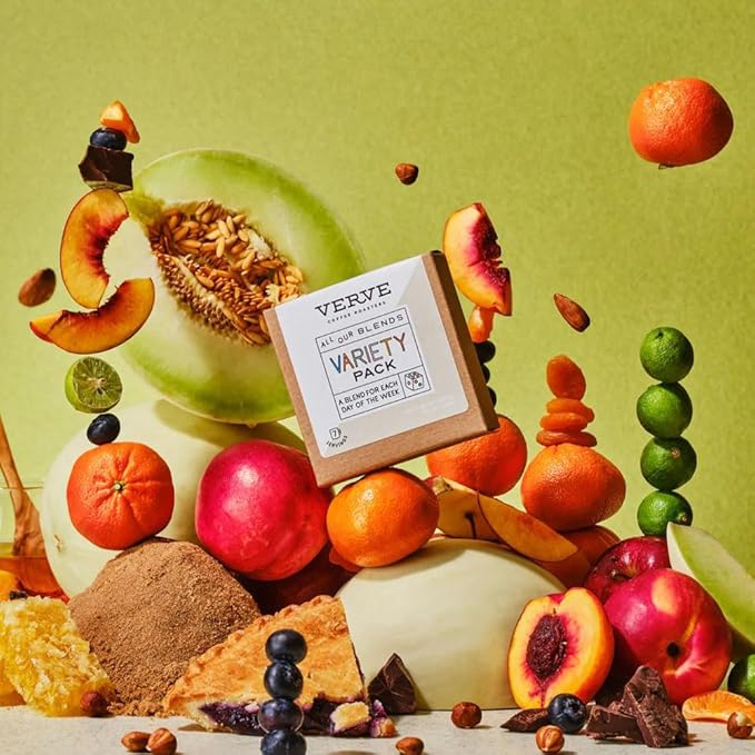 Verve Coffee Roasters Craft Instant Coffee Variety Pack | All Our Blends Together | Ground, Hand-Roasted | | Enjoy Hot or Cold | Up to 7 Servings