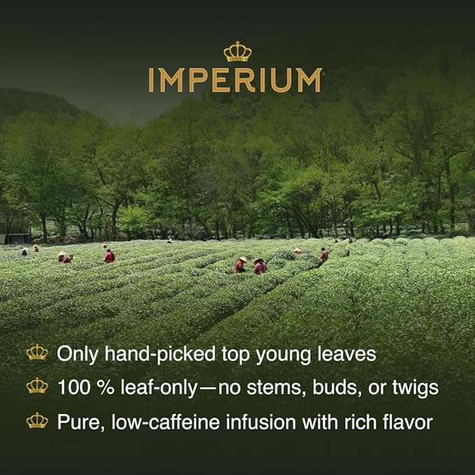 Imperium GABA Loose Leaf Green Tea (4oz), Premium Hand-Picked Quality, Brews 100 Cups, Natural Beverage for Everyday Focus, Mellow Soothing Notes, Supports Relaxation and Calm Energy