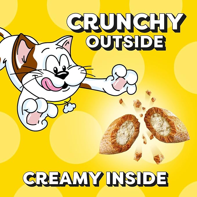 Temptations Classic Crunchy and Soft Cat Treats, Tasty Chicken Flavor, 6.3 oz. Pouch, (Pack of 10)