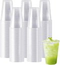 SIUQ 300 Pack 16 oz Clear Plastic Cups, 16 Ounce Disposable Cold Drinking Cups for Party, Picnic, Wedding, BBQ, Travel, Christmas, Halloween, Events