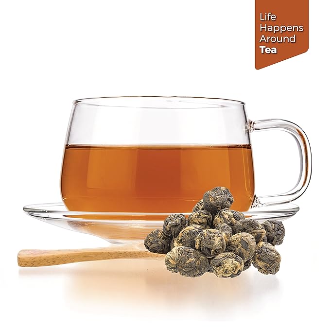 Tealyra - Black Dragon Pearls - Yunnan Special Black Tea - Loose Leaf Tea - Premium Tea - Bold Caffeine - 110g (4-ounce)