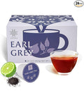 Johou Earl Grey Tea Specially Ground Taiwan Tea Full-Flavor Pods, Compatible with All K-Cup Brewers & Keurig 2.0, 24 pods