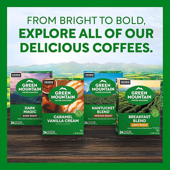 Green Mountain Coffee Roasters Nantucket Blend, Keurig Single Serve K-Cup Pods, Medium Roast Coffee, 60 Count, (6 Packs of 10)